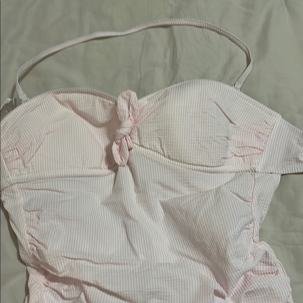 J. Crew Pink Chemise with Sweetheart Neckline